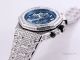 Fully Iced Out Audemars Piguet Royal Oak Blue Dial Replica Watches (2)_th.jpg